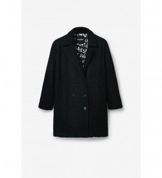 Desigual London coat black