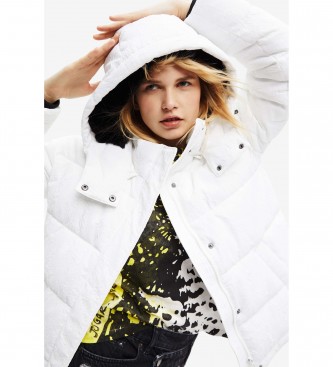 Desigual Quilted jacket Stockholm white