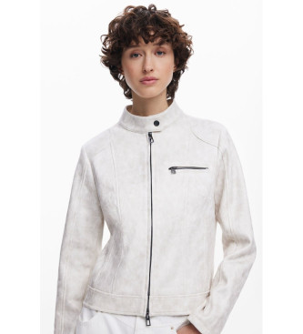 Desigual Mao collar jacket  white