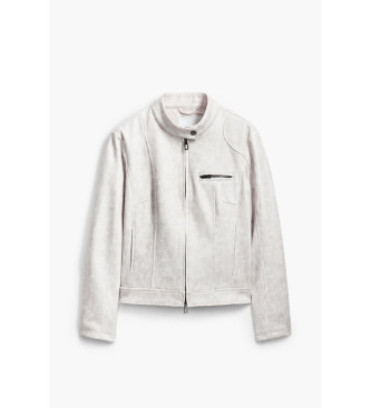 Desigual Mao collar jacket  white