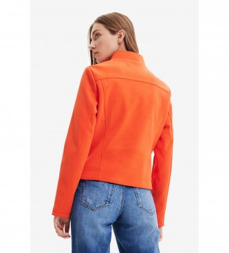 Desigual Las Vegas orange jacket