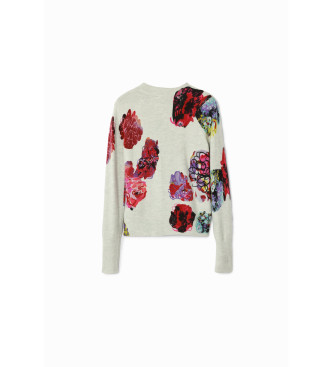 Desigual Maxiflower Pullover Lacroix wei