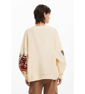 Desigual Maglione oversize beige di Topolino