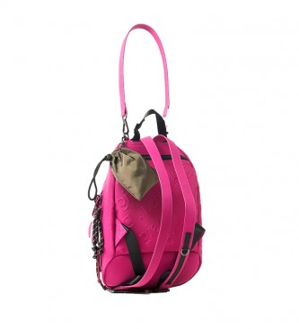 Desigual Backpack Galia Viana Mini pink -24.6x14.7x30cm