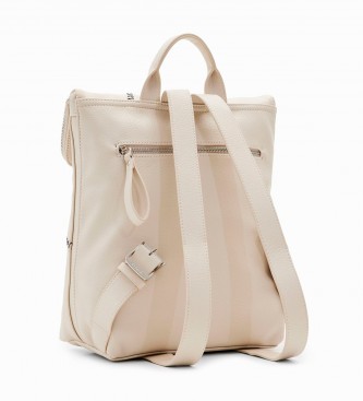 Desigual Medium Patch beige backpack