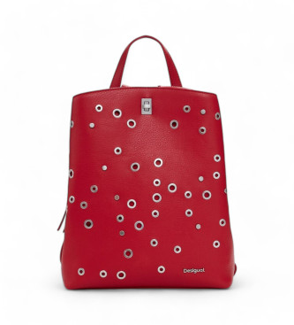 Desigual Zaino medio borchiato rosso