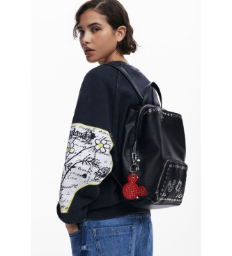 Desigual Mickey Mouse Rucksack schwarz