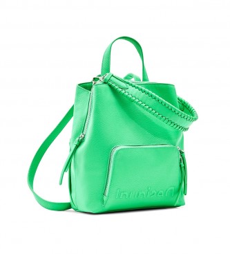Desigual Pequena mochila verde multiposição