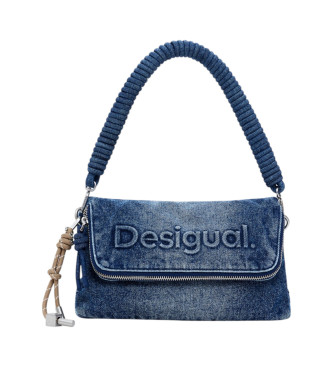 Desigual Bolso bandolera denim azul