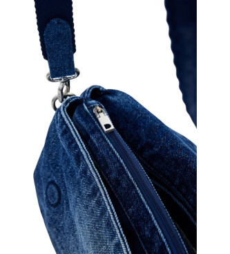 Desigual Bolso bandolera denim azul