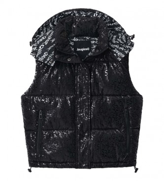 Desigual Oslo quilted vest black
