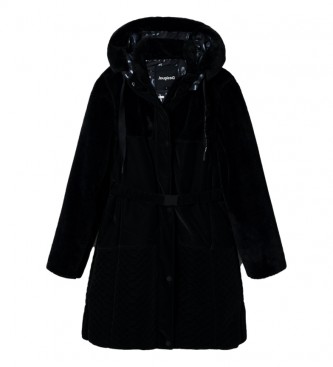 Desigual Sundsvall quilted coat black