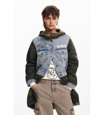 Desigual Parka Budapest Mickey Jeans, grn