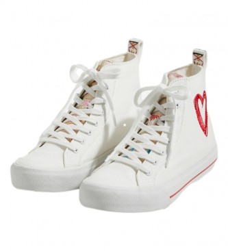 Desigual Sneakers with white heart
