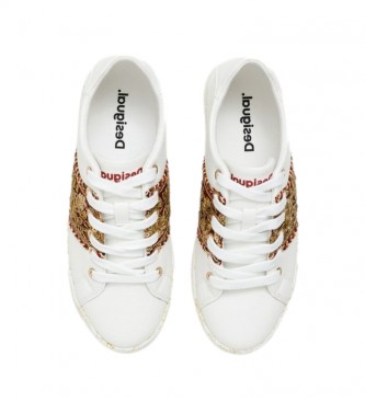 Desigual Sneakers Cosmic Exotic Lettering white