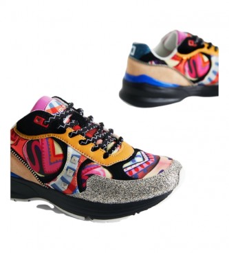 Desigual Sneakers Moon Lacroix multicolori