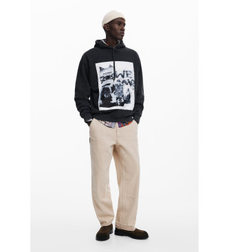 Desigual Cross sweatshirt sort