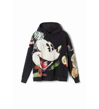 Desigual Mickey Mouse oversize sweatshirt sort