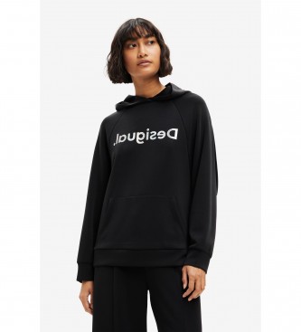 Desigual Silver Logo sweatshirt black