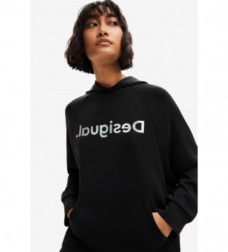 Desigual Silver Logo sweatshirt black
