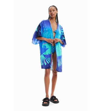 Desigual Kimono Arara blauw