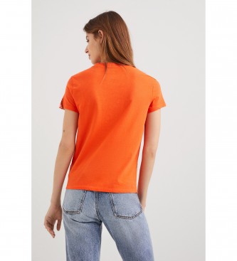 Desigual Mickey Boom orange T-shirt