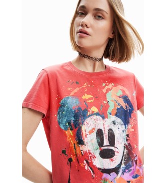 Desigual T-shirt Mickey Crash vermelha