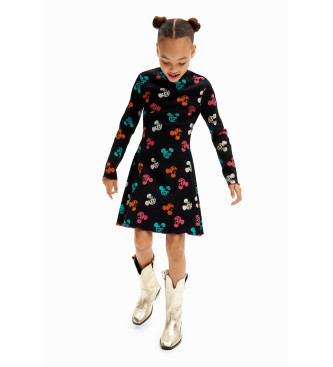 Desigual Abito Aroa Mickey nero, multicolore