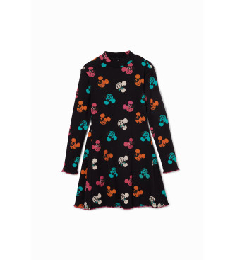 Desigual Robe Aroa Mickey noir, multicolore