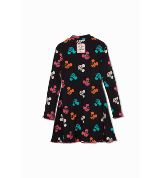 Desigual Jurk Aroa Mickey zwart, veelkleurig