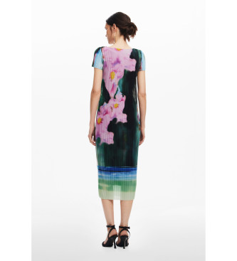 Desigual Robe midi  fleurs multicolores