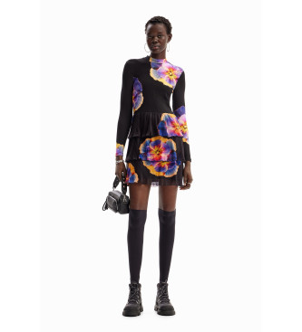 Desigual Pensee Lacroix dress black