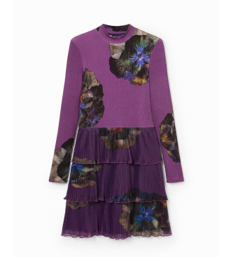 Desigual Vestido Pensee Lacroix violeta