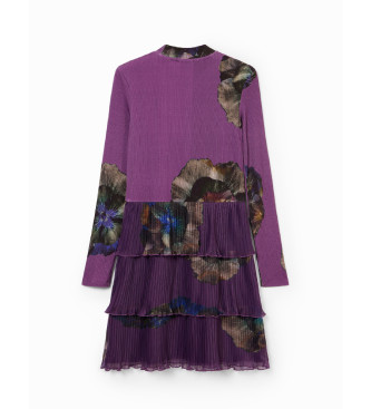 Desigual Pensee Lacroix dress purple