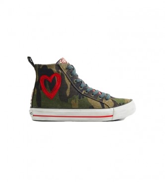 Desigual Beta Military camouflage sneakers