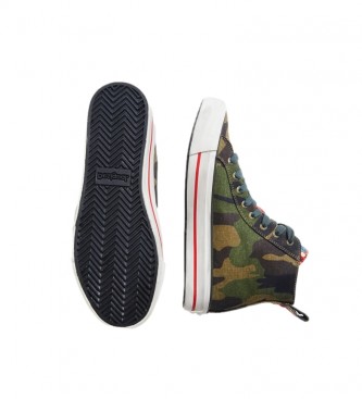 Desigual Chaussures militaires camouflage Beta