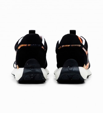 Desigual Sneaker in pelle stampa minerale nera