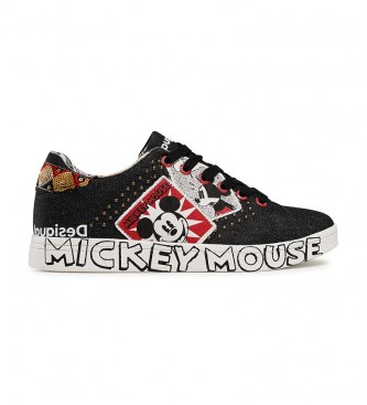 Desigual Denim MIckey Mouse Sneakers black