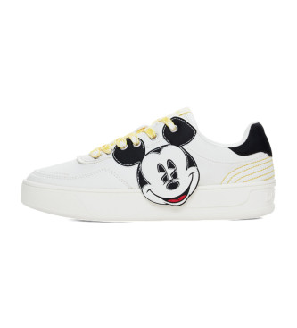 Desigual Scarpe da ginnastica bianche fantasia di Topolino