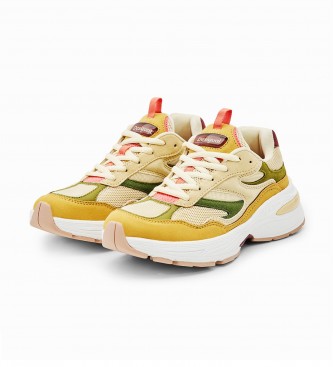 Desigual Trainers Moon Patch Multi yellow