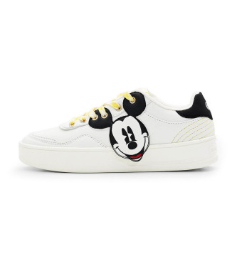 Desigual Baskets rtro Mickey Mouse blanches