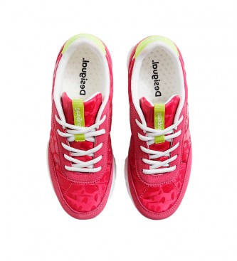 Desigual Sneakers Runner pink, animal print