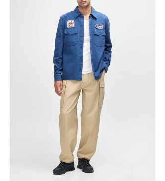 Deus Ex Machina N�mada blue shirt