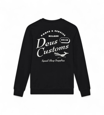 Deus Ex Machina Maglietta Cuckoo Crew nera