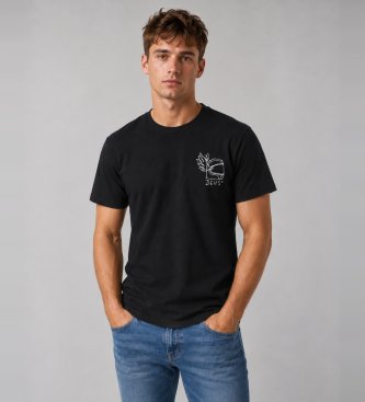 Deus Ex Machina Black Harajuku Helmet T-shirt