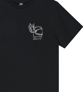 Deus Ex Machina Black Harajuku Helmet T-shirt