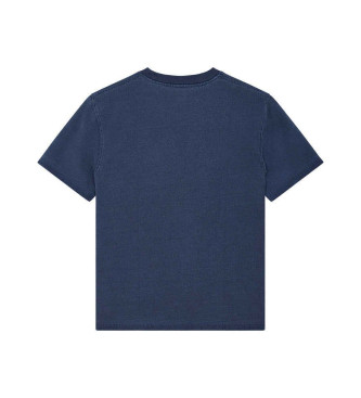 Deus Ex Machina T-shirt Shield Garment Dyed azul
