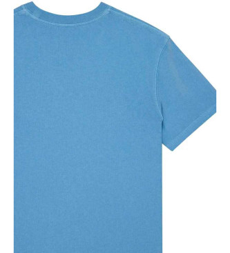 Deus Ex Machina T-shirt Shield Garment Dyed azul