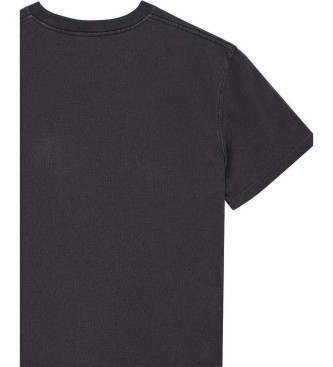 Deus Ex Machina T-shirt Shield Garment Dyed preta