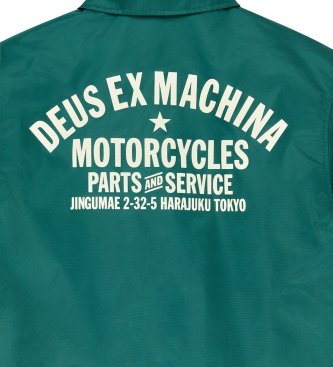 Deus Ex Machina Giacca Harajuku Coach verde